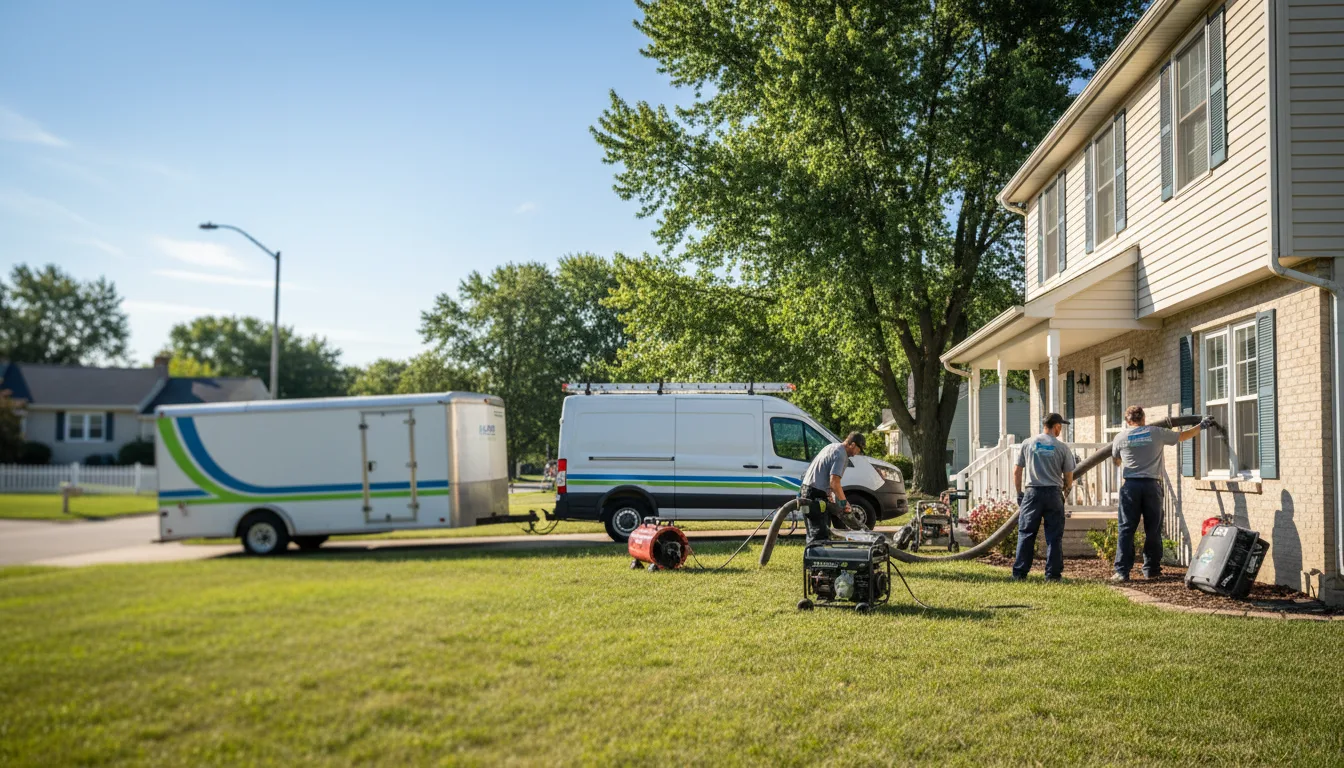 Flooded Basement Restoration And Cleanup With Repair in East Sparta, OH near me